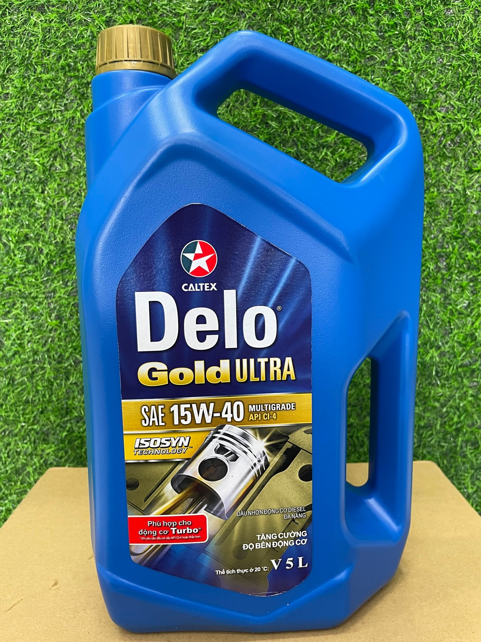 Dầu Nhớt Caltex Delo Gold Ultra Turbo API CI-4/SL SAE 15W-40